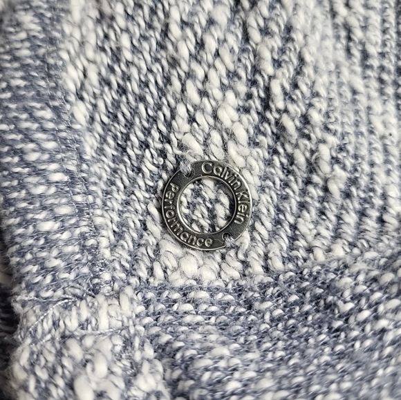 Calvin Klein Performance Women's Sweater Size L Gray Cowl Neck Knit Wrap - Picture 8 of 8